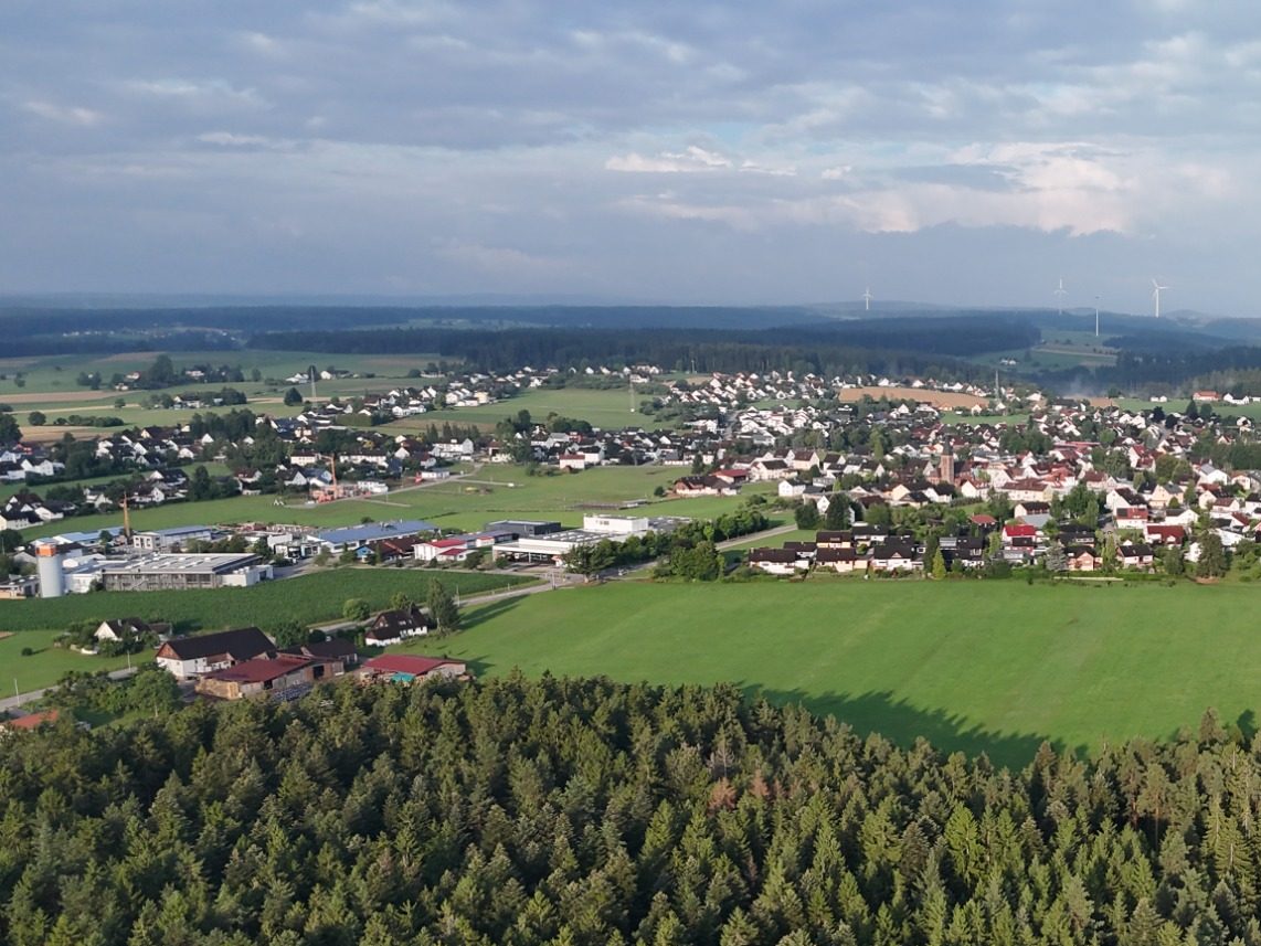 Industriegebiet auf dem Hardt als Luftaufnahme Industrieservice auf dem Hardt